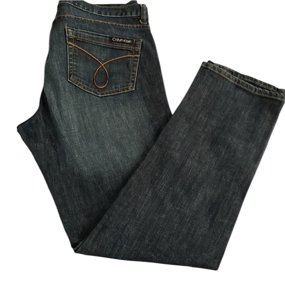 Calvin Klein Jeans size 31 / 12 blue classic straight skinny jeans